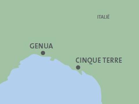Kaart Italiaanse Riviera